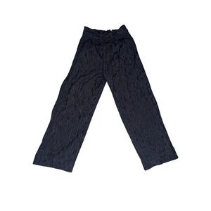 Roller Rabbit Blue & White Striped Cotton Pants sz M | Bohemian Wide-Leg Style